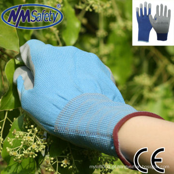 NMSAFETY água anti-leve na palma da mão use nitrilo de calibre 13 em luvas de trabalho de palma